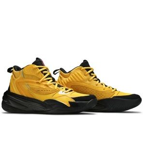 Puma Yellow and Black Men's Shoes
